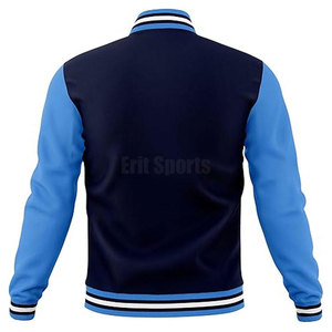 Nouvelle veste d'hiver classique pour homme 2026, col montant, logo frontal, tissu respirant et léger, style Letterman - Product Image 3
