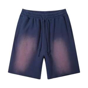 Pantalones cortos de verano Color personalizado de alta calidad 100% algodón de felpa cintura elástica al por mayor - Product Image 4