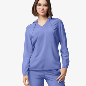 Bata de laboratorio transpirable de color personalizado para mujer, con cuello en V, talla grande, uniforme de enfermería de alta resistencia para uso hospitalario - Product Image 6