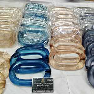 Cadena de Eslabones de Resina Epoxi Transparente Grande y Colorida para Decoración de Pared, Proyectos DIY, Cortina Divisoria de Habitación con Diseño de Ángel Personalizable - Product Image 1