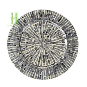Best Price <b>Round</b> Mother of Pearl Placemat – Elegant MOP & Capiz Shell Inlay Dining <b>Table</b> Placemat Handmade Decorative <b>Table</b> <b>Mat</b> - Product Image 5