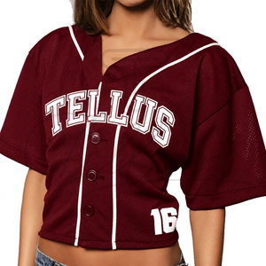 Maillot de baseball de qualité supérieure, couleur personnalisée, service OEM, maillot de baseball uni - Product Image 1