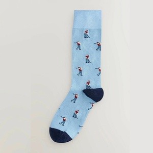 Calcetines de Golf Personalizados para Hombre al por Mayor, Antibacterianos, de Spandex/Algodón, Largos, Deportivos, Hechos en Vietnam, con Logotipo Personalizado de Fábrica - Product Image 3