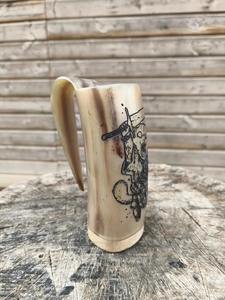 Mug en corne naturelle artisanal, style animal exquis, poli pour une expérience de plaisir supérieure - Product Image 6