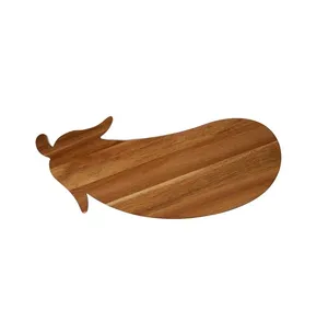 Tabla de cortar de madera artesanal y duradera para cortar verduras, frutas y carne en la cocina, para uso doméstico y profesional, hecha a mano. - Product Image 4