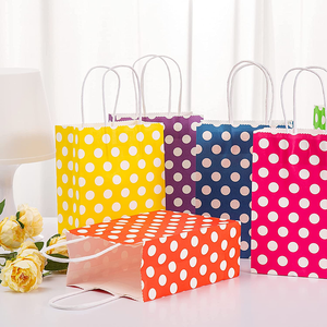 Vente en gros pas cher prix sac en papier kraft écologique logo personnalisé imprimé vêtements chaussures sac à provisions artisanat papier poignée sac - Product Image 6