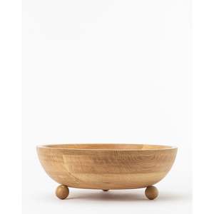Bol à pâte en bois de style campagnard pour la décoration de la maison, compagnon idéal avec des assiettes - Product Image 5