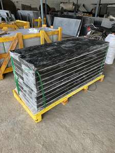 Dalles de granit noir absolu de 60 mm à 150 mm d'épaisseur pour monuments funéraires, importées de Pologne - Product Image 4