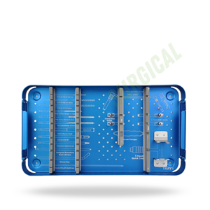 <b>Small</b> Fragment Locking Non Locking Plate Instrument Set Aluminum Sterilization <b>Container</b> Orthopedic Surgical Implant Storage Box - Product Image 6