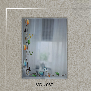 Modern V-groove Design <b>Mirror</b> with Clear Reflection Eco-Friendly Anti-Fog <b>for</b> any Living Areas Wedding Art Decor - Product Image 2