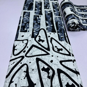 Tela africana estilo Gaborone con estampado de cera Ankara, mezcla de algodón y viscosa para vestidos y prendas de vestir para mujer - Product Image 6