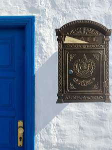 Boîte aux lettres postale fixe extérieure en métal robuste pour la collecte de courrier, avec unité d'accueil et points d'accès pour propriétés indiennes - Product Image 3