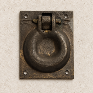 SHUBHAM Tirador de Anillo Empotrado de Latón Antiguo para Gabinetes, Cajones, Arcas, Cajas de Madera, Proveedor de Herrajes para Muebles - Product Image 6