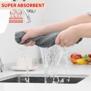 Strofinacci da Cucina Ultra Morbidi in 100% Cotone a Nido d'Ape, Asciugatura Rapida, 30x30 cm, Confezione da 6, Colore Grigio - Product Image 5
