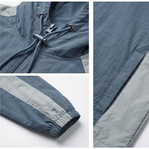 Chaqueta cortavientos ligera, diseño personalizado, servicio OEM, estilo deportivo para deportes al aire libre y comodidad diaria - Product Image 4