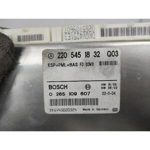 Boîtier de commande électronique (ECU) d'origine A2205451832 pour Mercedes Classe S W220 S500 de 2002, remplacement direct d'occasion - Product Image 5