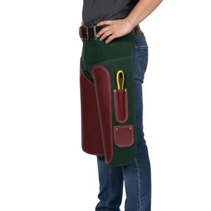 Protège-jambes de fermeur en cuir de vachette personnalisé, réglables, robustes, pour le sablage des sabots et la coupe des sabots - Product Image 4