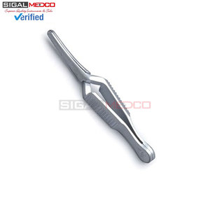คีมจับเนื้อเยื่อแบบตรง ขนาด 3.5 นิ้ว ทำจากสแตนเลส สำหรับการผ่าตัดด้วยมือ ใช้ในทางการแพทย์และสัตวแพทย์ อุปกรณ์ทนทาน ได้รับมาตรฐาน CE - Product Image 3
