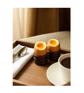 Wholesale Wood Egg Cup Holder Natural Wood Color with elegant design Hot Sale Breakfast <b>Table</b> decor item - Product Image 2
