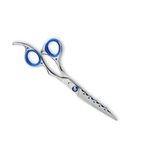 Ciseaux de barbier professionnels en acier inoxydable, qualité A+, design pour droitiers, lame à pointe arrondie, les plus vendus - Product Image 2