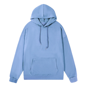 เสื้อฮู้ดดี้ผ้าฟลีซโพลีเอสเตอร์/คอตตอนปักลายสำหรับผู้ชาย ทรงโอเวอร์ไซส์ มีกระเป๋า ดีไซน์สำหรับฤดูหนาว ปรับแต่งได้ ขายส่ง - Product Image 3