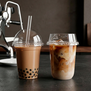 Wholesale 12oz/16oz Disposable PP Single Wall <b>Plastic</b> <b>Cups</b> Lids 95mm Diameter Iced Coffee Tea Juice Beverages - Product Image 1