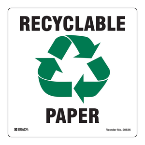Étiquettes adhésives en papier recyclable écologiques Brady pour usage en laboratoire et industriel - Product Image 3