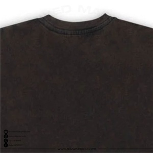 Custom Regular Fit <b>Crop</b> <b>Top</b> Plus Size Eco-Friendly Breathable 100%Cotton Short Sleeve T-Shirts for Unisex Custom Color Logo 220g - Product Image 4