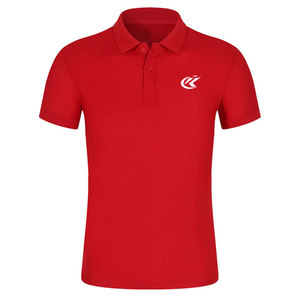 Solid Color Men's Plus Size for Shirt Knitted Breathable Short Sleeve Polyester/Cotton Summer Wear Customized Color Logo High - Product Image 1