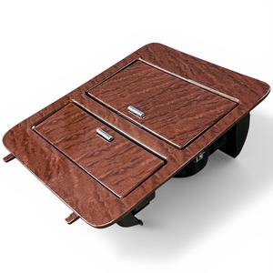 Porte-gobelets et rangement pour console centrale en bois de Sapele pour Chevrolet GMC Truck Tahoe Yukon Silverado Sierra & SUV OE 23164631 (modèles 2007-2014) - Product Image 2