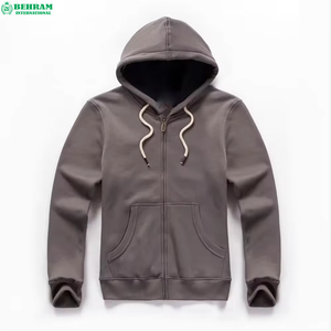 Sudaderas con capucha para hombre, 100% algodón, felpa/franela, corte regular, MOQ bajo, sudaderas con capucha y sudaderas de moda. - Product Image 3