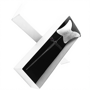 Butterfly Shape Black plasma Eyelash <b>Mirror</b> Beauty Salon Eyelash Extension <b>Mirror</b> Custom Logo / White / Black Card <b>Box</b> Packing - Product Image 3