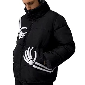 Winter Trendy High Quality <b>Long</b> Sleeve Men's Puffer <b>Jacket</b> Custom OEM Breathable Windproof Cotton Filled Design Stand - Product Image 6