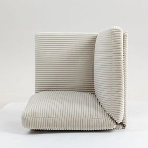Divano Componibile Beige con Modulo Angolare e Modulo Centrale per Soggiorno - Product Image 6