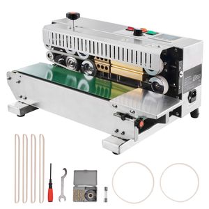 Sigillatrice a Nastro Continuo con Controllo Digitale della Temperatura, Larghezza di Sigillatura 0.24-0.47 Pollici/6-12 mm, Sigillatrice Orizzontale a Nastro - Product Image 1