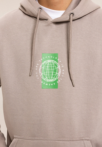 Sweat-shirt à capuche pour homme avec logo personnalisé simple, en mélange de coton, imprimé, pour l'hiver, de qualité supérieure, respirant - Product Image 3