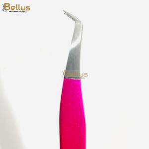 Bellus International Luxury Durable Stainless Steel Smooth Tip Lash Tweezers 45 90 Russian Volume Eyelash Extension <b>Tool</b> Custom - Product Image 2