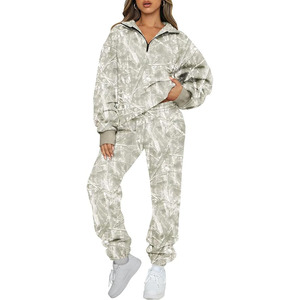Men Women Sweatsuits 2 Piece Outfits Casual Airport and Travel Lounge <b>Sets</b> - Product Image 1
