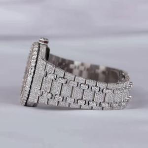 Montre Hip Hop en Moissanite Style Diamant Givré Luxe pour Hommes Fournisseur en Gros - Product Image 2