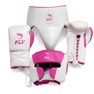 Guantes de Boxeo Profesionales OEM con Logotipo Personalizado, Conjuntos de Sparring Transpirables y Ligeros con Cierre de Cuero Genuino - Product Image 5