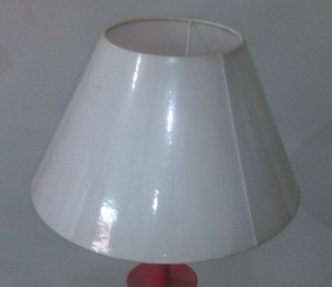 Best deal on cone-shaped coolie lampshades in <b>beige</b> compatible with E27 fittings for use with floor <b>lamps</b> and desk <b>lamps</b> - Product Image 4