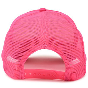 LOW MOQ Women Custom Made Colorful Mesh Trucker Foam Hats Sport Cap Custom 5 Panel 3D Puffy Embroidery Foam Trucker Cap - Product Image 2
