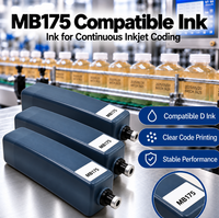 Tinta Berbasis Pelarut MB175 yang Kompatibel dengan Chip Tag RFID untuk Printer Inkjet Kontinu M9018 9028 9029 9040 9410 9450
