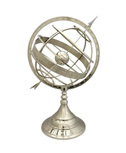 Esfera Armilar de Aluminio, Diseño Art Deco, Globo Terráqueo Único, Decoración Astronómica Celestial Vintage para Escritorio, Regalo, Artesanía Tajdaar - Product Image 3