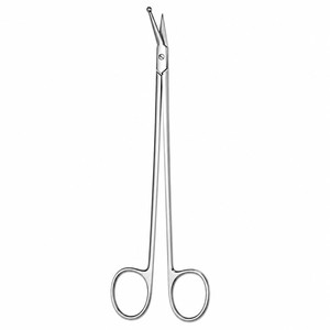 Tijeras Vasculares COOLEY 45 °   Punta de Sonda con Acabado Espejo de 1 mm o 1,5 mm, Longitud Total de 7-1/4 pulgadas (18,4 cm), ZETOMEDPRO - Product Image 1