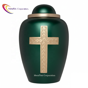 Urnas de Cremación de Latón Nuevas y Populares para Cenizas, Colores Personalizados, Estilo Adulto, Recuerdo Funerario, Frascos para Cenizas, Urnas Metálicas - Product Image 4
