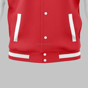 Chaqueta universitaria de alta calidad al por mayor para hombre, chaqueta universitaria de algodón polar con letras, chaqueta universitaria para hombre y mujer - Product Image 6