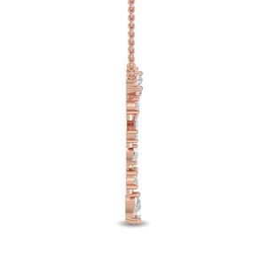 Cautivador Collar de Oro Blanco de 14K con Diamante Cultivado en Laboratorio de 0.62 CTW, Corte Pera, Joyería Fina, Regalo Brillante para Mujer, Accesorio - Product Image 2