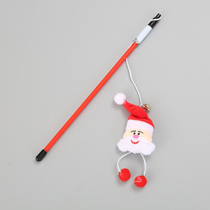 Juguetes Interactivos de Plástico para Mascotas al por Mayor, Baratos, Varita de Juguete para Gatos con Campana para Movimiento y Juego, Ideales para Navidad - Product Image 2
