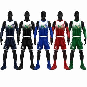 Conjunto de Uniforme de Baloncesto Personalizado para Hombre con Diseño de Chevron en Degradado, Jersey de Malla Sublimada, Pantalones Cortos, Ropa Deportiva de Equipo, Kit de Equipamiento para Juego, Venta OEM - Product Image 1